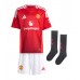 Manchester United Alejandro Garnacho #17 Replica Home Minikit 2024-25 Short Sleeve (+ pants)